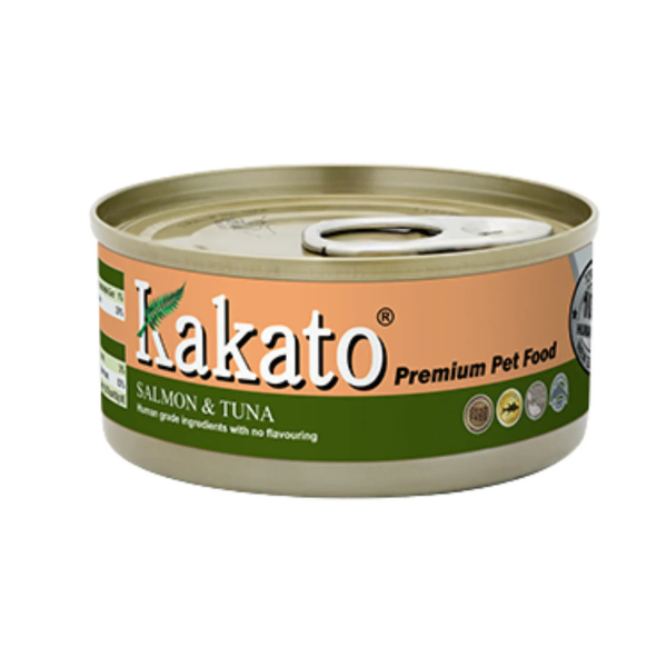 Kakato卡格 - 吞拿魚、三文魚170g (貓狗罐頭)