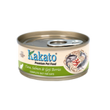 Kakato全營養無穀物主食貓罐頭 - 吞拿魚、三文魚、杞子70g