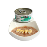 Kit Cat 鮮嫩營養肉汁貓罐頭 - (吞拿魚+鵪鶉蛋)70g