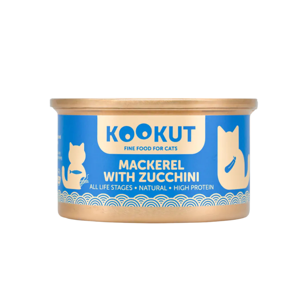KOOKUT鯖魚意大利青瓜70g（貓狗皆適用)