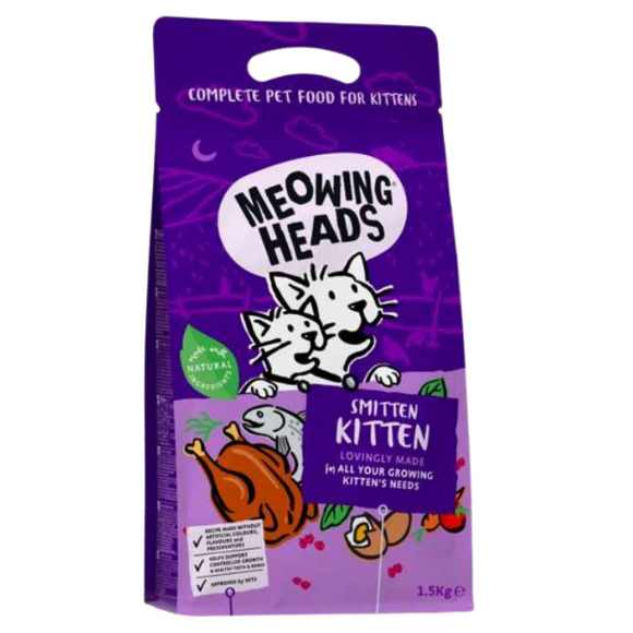 Meowing Heads (MH貓頭)英國幼貓乾糧 - 1.5kg [Exp Date: Nov23]