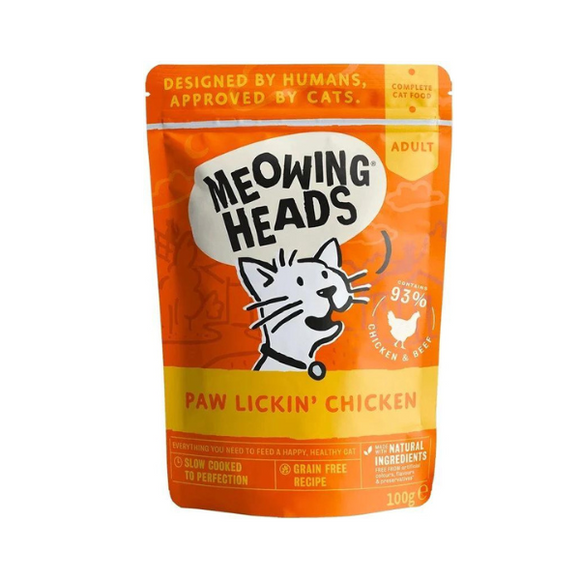 Meowing Heads 貓濕糧包-雞牛