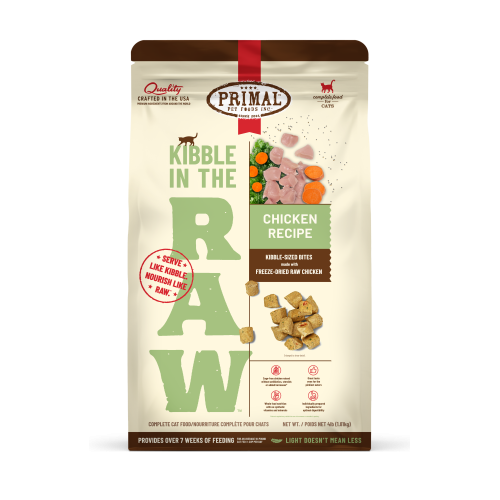 PRIMAL Kibble 凍乾貓糧全貓配方- 雞肉1.5LB [6月試食價] 