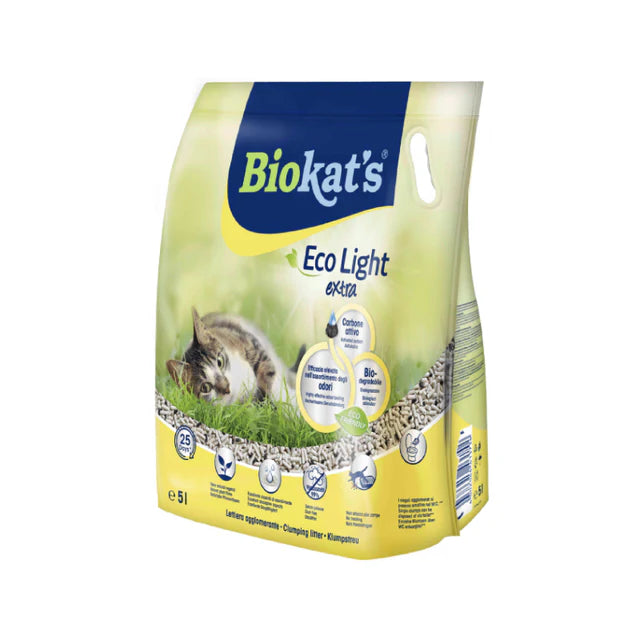 Biokat's 保潔：保潔細粒豆腐貓砂(含活性碳)5L