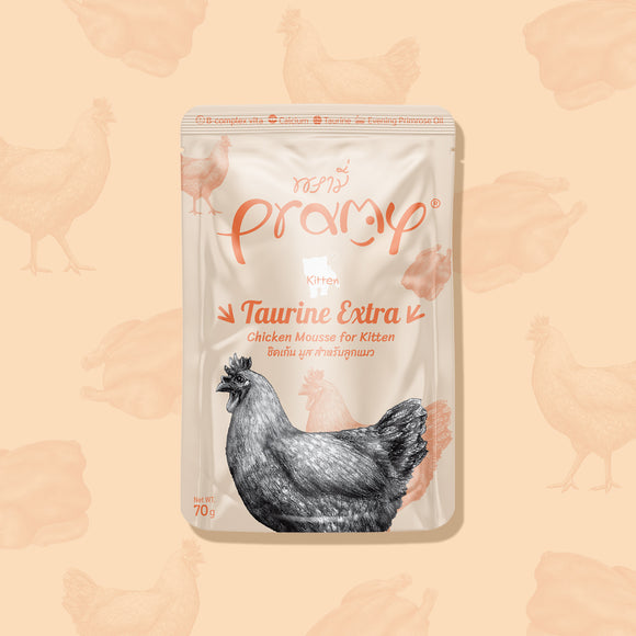 Pramy 功能性貓濕包[慕絲系列] -  鮮嫩雞肉[幼貓]70g