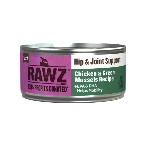 Rawz- 關節保健  雞肉+綠唇貽貝  [肉醬]貓罐頭155g [近期促銷: Exp Date Jun 2026]