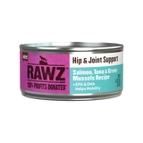 Rawz- 關節保健  三文魚吞拿魚&綠唇貽貝  [肉醬]貓罐頭155g [近期促銷: Exp Date Jun 2026]