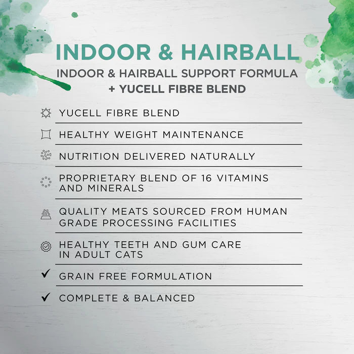 Ivory Coat 去毛球室內成貓糧 [無穀物雞肉乾糧+生羊肉凍乾] 2kg [近期促銷 Exp Date: 17Apr2026]