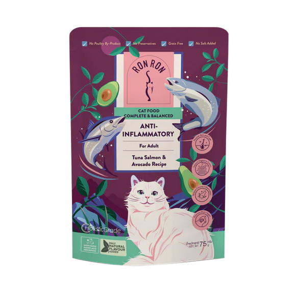 Ron Ron -吞拿三文魚牛油果成貓主食包75g