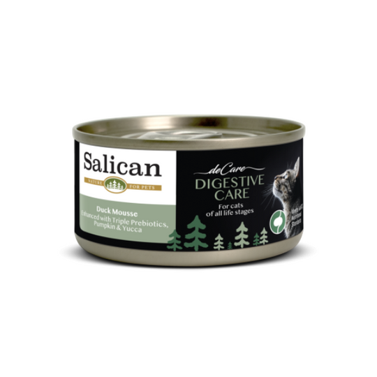 Salican 主食罐 - 鴨肉慕斯(腸道護理)貓罐頭 80g