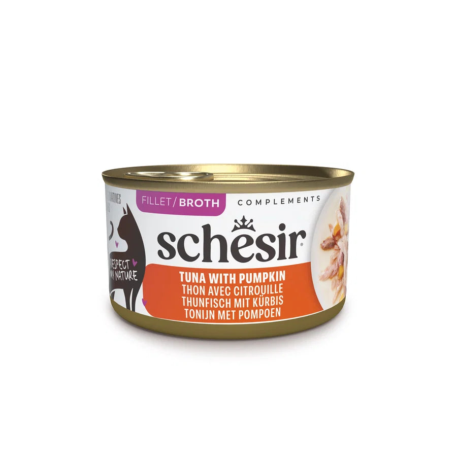 Schesir 雪詩雅 - 吞拿魚南瓜飯[湯煮]貓罐頭70g