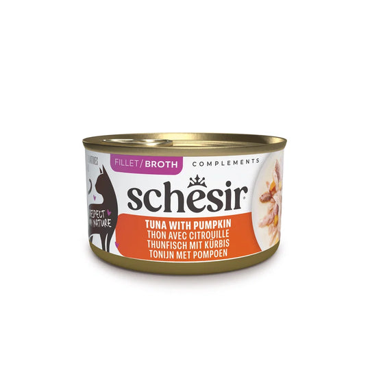 Schesir 雪詩雅 - 吞拿魚南瓜飯[湯煮]貓罐頭70g