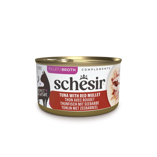 Schesir 雪詩雅 - 吞拿魚鯔魚飯[湯煮]貓罐頭70g