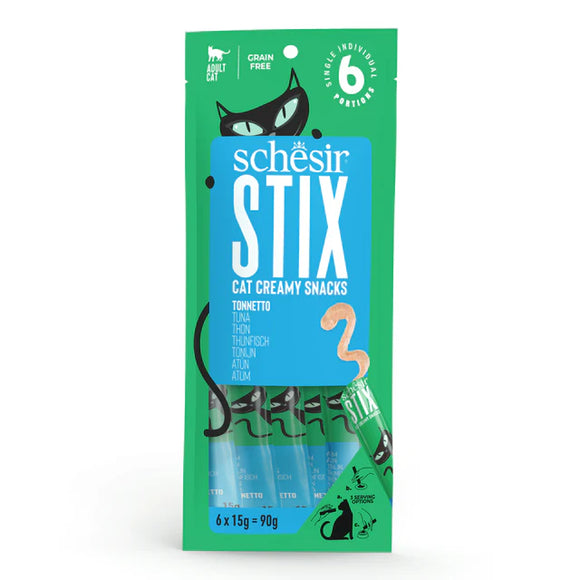 Schesir STIX系列 - 無穀貓條吞拿魚口味 6x150g