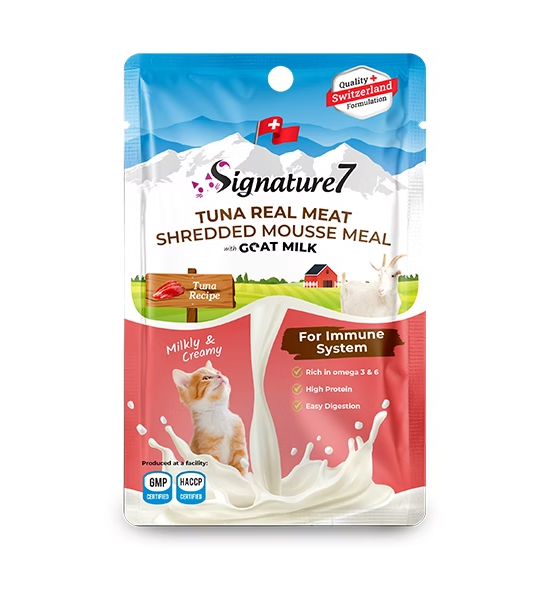 Signature 7 貓貓羊奶餐包 -吞拿魚+羊奶 [增強免疫] 70g