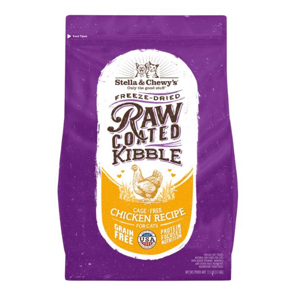 Stella & Chewy's Raw Coated - 凍乾生肉放養雞貓糧配方10LB