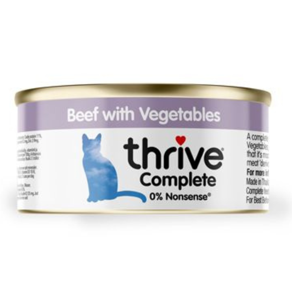 Thrive - 牛肉+南瓜蔬菜主食貓罐頭75g