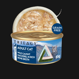 TRILOGY™奇境 無穀物肉絲主食貓罐 -  鯖魚高湯 (藍)