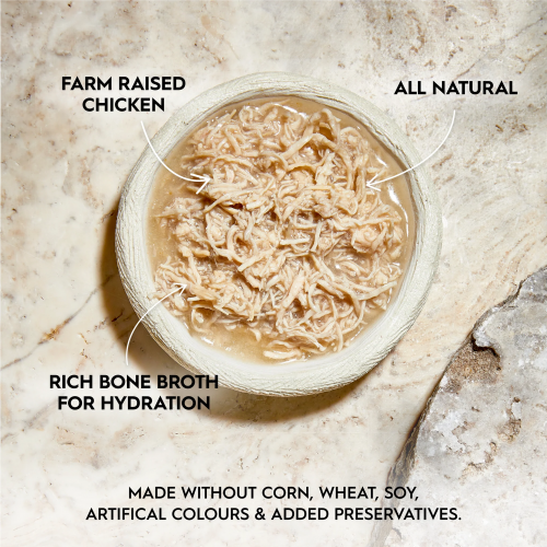 TRILOGY™奇境 無穀物肉絲主食貓罐 -  [幼貓] 雞絲高湯 (橙)  [Limited Offer]