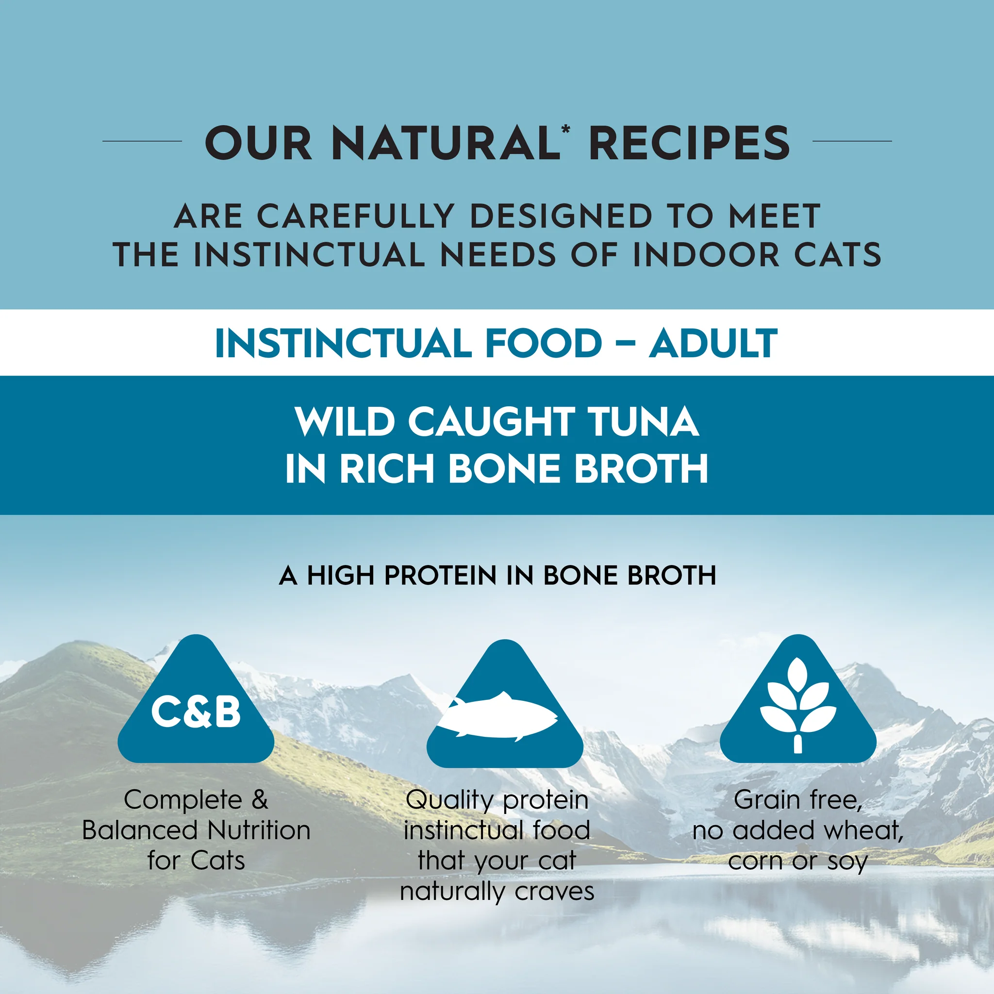 TRILOGY™奇境 無穀物肉絲主食貓罐 - 吞拿魚高湯 (淺藍)  [剛返貨了］