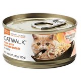 CATWALK貓主食罐頭 - 鰹吞拿魚+雞肉 80g (橙) [新包裝]