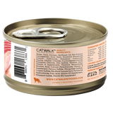 CATWALK貓主食罐頭 - 鰹吞拿魚+雞肉 80g (橙) [新包裝]