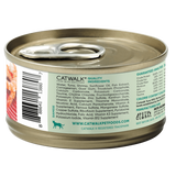 CATWALK貓主食罐頭 - 鰹吞拿魚+海蝦 80g (墨綠)