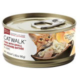 CATWALK貓主食罐頭 - 鰹吞拿魚+小鯷魚 80g (深紅)