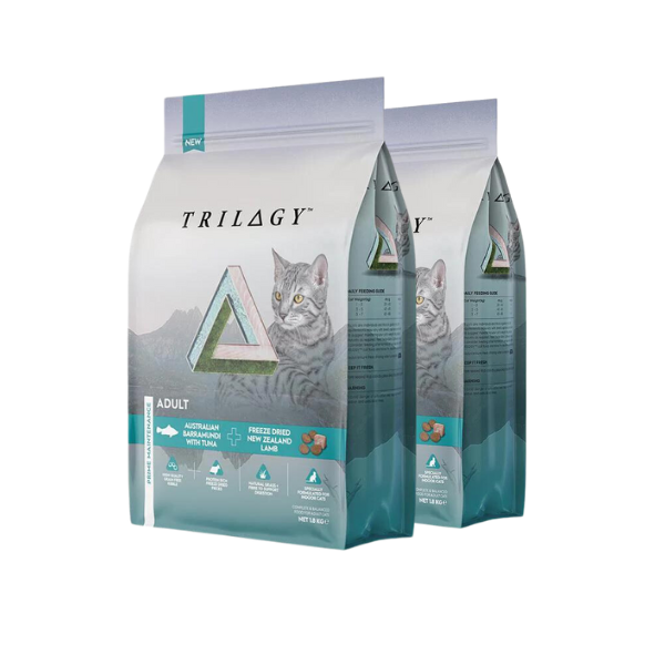 [TRILOGY 奇境] 無穀成貓糧 - 澳洲尖吻鱸魚及吞拿魚 + 5%紐西蘭羊肺凍乾 1.8kg X2