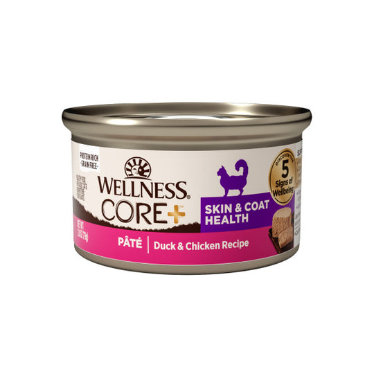 WELLNESS CORE -   鴨肉拼雞肉亮毛配方2.8Oz