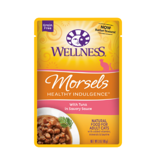 Wellness Morsels- 純鮮吞拿魚滋味軟包3Oz