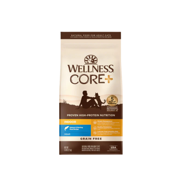 Wellness CORE貓糧 - 無穀物室內貓海洋魚配方 5lb /11lb [限量送出💝WELLNESS 2026月曆]