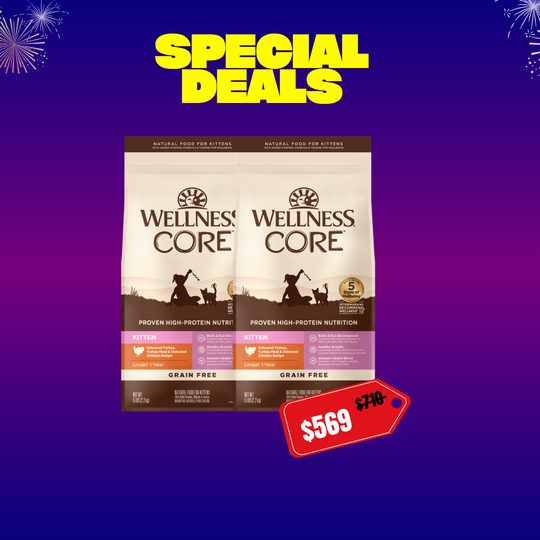 Wellness CORE貓糧- 無穀物幼貓配方 5lbX2包特惠裝  [SPECIAL PROMOTION ]