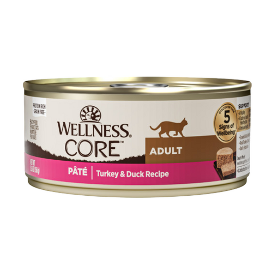 Wellness Core - 火雞拼鴨肉(肉醬)貓罐 5.5Oz