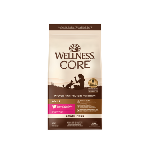 Wellness CORE貓糧-無穀物火雞拼鴨肉配方5lb