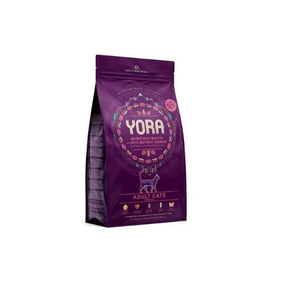 Yora 單一昆蟲蛋白頂級配方成貓乾糧 1.5Kg