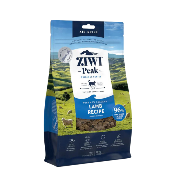 ZIWI Peak Air-Dried Lamb 風乾羊肉貓糧 400g [ 近期促銷 Exp Date: Jun 2024]