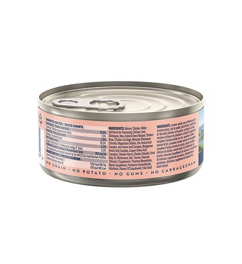 Ziwipeak 巔峰貓貓主食罐 - 雙重風味鮮肉罐 [三文魚及雞肉配方] 85g | 全新口味登場