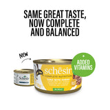 Schesir主食罐 -吞拿魚蟹肉貓罐頭  [啫喱]85g