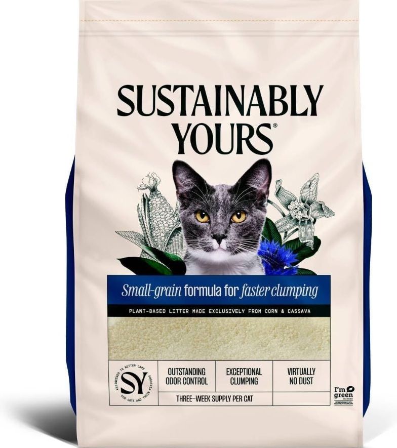 [4包] 美國善地球|  粟米木薯環保凝結貓砂Sustainably Yours Natural Cat Litter (5.9Kg)