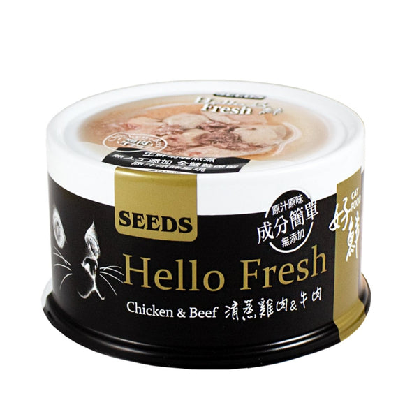 [Seeds] Hello Fresh 好鮮燉湯-清蒸雞肉+牛肉貓罐頭80g