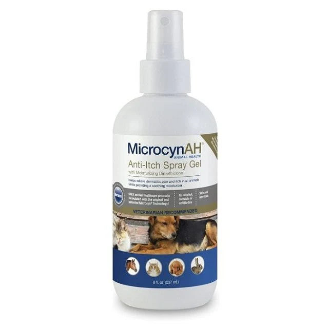 MicrocynAH Anti-Itch Spray Gel - 全動物止癢噴霧凝膠 120ml