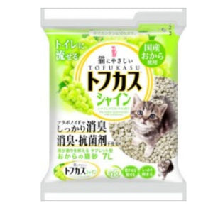 爽快貓砂 - 日本除臭環保豆腐砂 7L (葡萄味)