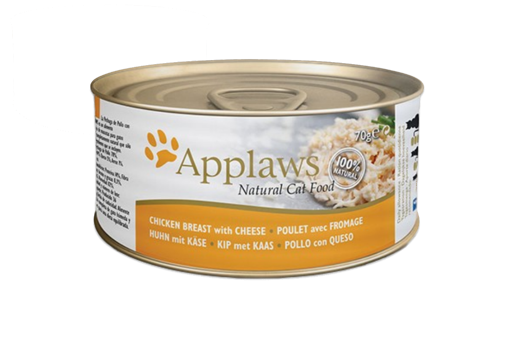 Applaws 肉絲湯系列貓罐 - 雞胸肉芝士70g