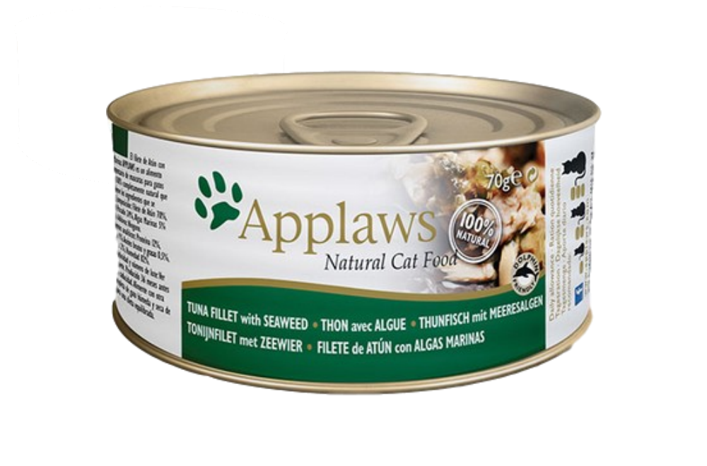 Applaws 肉絲湯系列貓罐-  吞拿魚紫菜70g