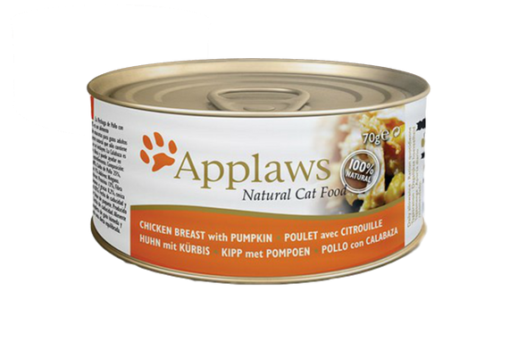 Applaws 肉絲湯系列貓罐- 雞肉南瓜70g