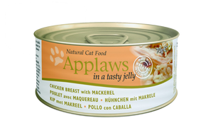 Applaws Jelly 啫喱貓罐-  雞肉鯖魚70g