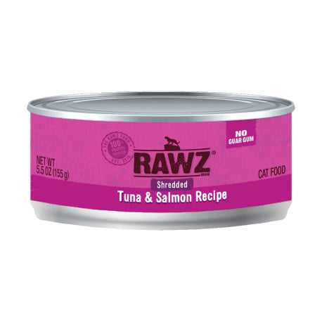 Rawz- 吞拿魚及三文魚肉絲貓罐頭