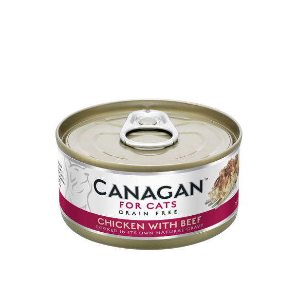 Canagan貓罐頭 - 雞肉伴牛肉配方