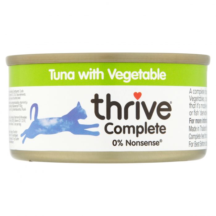 Thrive - 吞拿魚+蔬菜主食貓罐頭75g